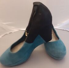 Clarks suede wedge for sale  GLOUCESTER