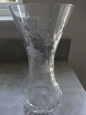 Etched stuart crystal for sale  CHESTERFIELD