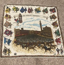 Lenço de pescoço PALIO DI SIENA Ascot Cravat Kerchief. Apx 30x30"" comprar usado  Enviando para Brazil