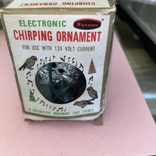 chirping bird ornament for sale  Greenfield