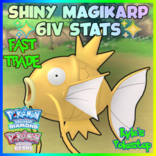 6IV 🌟SHINY🌟 MAGIKARP | POKEMON DIAMANTE BRILHANTE E PÉROLA BRILHANTE BDSP, usado comprar usado  Enviando para Brazil