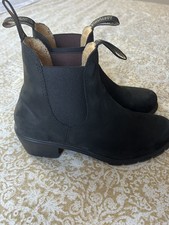 Blundstone black heeled for sale  Boxford