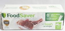 FoodSaver 8" rolo de vedação térmica 8"x20' FSFSBF0516-P00 sacos de comprimento personalizado com vedação a vácuo comprar usado  Enviando para Brazil
