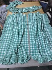 Pair green check for sale  COVENTRY