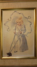 Vintage framed print for sale  Barberton