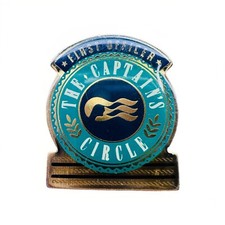 Usado, Broche chapéu lapela vintage princesa linha cruzeiro capitão círculo primeiro oficial AV comprar usado  Enviando para Brazil