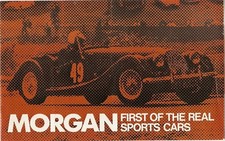 Morgan brochure catalogue for sale  CAMBRIDGE