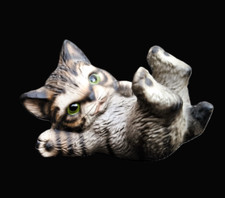 Porzellanfigur katze handbemal gebraucht kaufen  Nürnberg