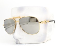 Óculos de sol Versace VE2236 1002/Z3 ouro brilhante cinza prata espelho polarizado com estojo comprar usado  Enviando para Brazil
