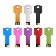 128GB 64GB 8G 4GB formato de chave de metal USB 2.0 unidade flash U disco de memória disco U comprar usado  Enviando para Brazil