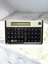 Calculadora financeira vintage Hewlett Packard preta e dourada 12-C funciona! comprar usado  Enviando para Brazil