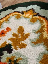 Vintage oval rug for sale  LLANELLI