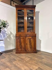 Victorian mahogany bookcase for sale  WREXHAM