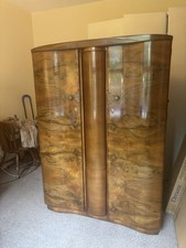 walnut veneer wardrobe for sale  DERBY
