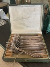 Christofle fourchettes huitres d'occasion  Chaussin