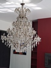 Lustre ancien pampilles d'occasion  Caudebec-en-Caux