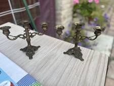 Coppia candelabri vintage usato  Cavezzo