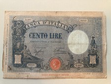 Regno italia 100 usato  Pettenasco