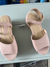 Ladies pink sandals for sale  BANBURY