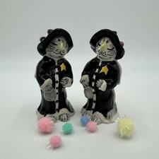 Shakers de sal e pimenta bruxa gato céu azul urze Goldminc Halloween 2015 comprar usado  Enviando para Brazil