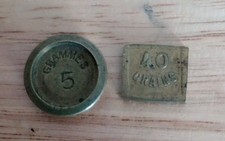 Antique brass weights for sale  COTTINGHAM