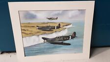 Ww2 spitfire painting for sale  NOTTINGHAM