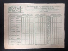 Schedina totocalcio 1947 usato  Roma