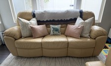 Beige genuine leather for sale  Carlsbad