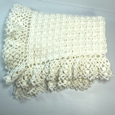 Handmade white crochet for sale  Pomona