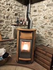Termostufa pellet marca usato  Zignago