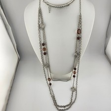 Silver tone layered for sale  Bakersfield