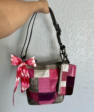 Coach pink suede for sale  San Antonio