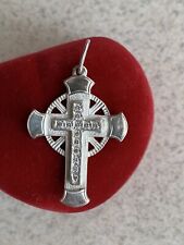 PINGENTE CRUZ CRUCIFIXO ORTODOXO VINTAGE PRATA "925" + VÍDEO comprar usado  Enviando para Brazil