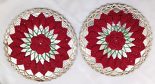 Hand crocheted red for sale  Tijeras