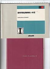 Olivetti dimisumma 412 usato  Genova