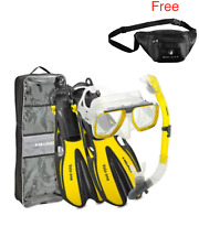 HEAD Tarpon/Barracuda Volo Máscara Conjunto de Barbatana de Snorkel com Luva Corporal GRÁTIS Pacote de Babá comprar usado  Enviando para Brazil
