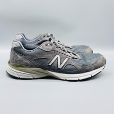 Tênis New Balance masculino 13 cinza camurça 990v4 malha corrida clássico EUA tênis OG comprar usado  Enviando para Brazil