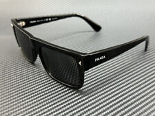 Óculos de sol masculino PRADA PR A10S 16K08G preto polarizado 57 mm comprar usado  Enviando para Brazil