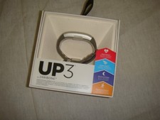 JAWBONE UP3 PULSEIRA DE FREQUÊNCIA CARDÍACA PULSEIRA CINZA/PRATA CRUZ COMO ESTÁ - LEIA! comprar usado  Enviando para Brazil