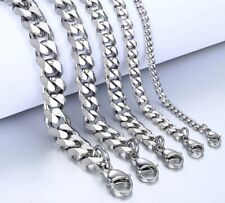 PANZERKETTE PANZERARMBAND Edelstahl Massiv XXL 10 -120 cm Halskette Herren Damen comprar usado  Enviando para Brazil