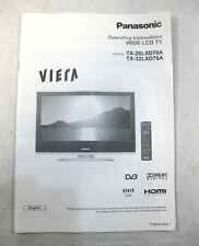 Instruções de operação genuínas da TV Panasonic TX-26LXD70A TX-32LXD70A VIERA LCR comprar usado  Enviando para Brazil