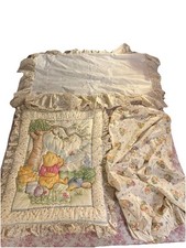 Conjunto de edredom vintage Disney clássico Winnie the Pooh berçário caliope vermelho conjunto com 3 peças comprar usado  Enviando para Brazil