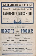 Gateshead carlisle united for sale  BUSHEY