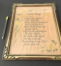 Antique framed motto for sale  Williamsburg