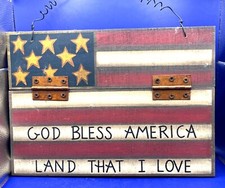 American flag wood for sale  Roscoe