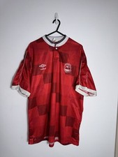 Oryginalna domowa koszulka piłkarska Aberdeen 1987/1990 Umbro L na sprzedaż  Wysyłka do Poland