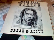 PETER TOSH Wanted Dread Or Alive EMI / ROLLING STONE Orig REGGAE Roots FOOLS DIE comprar usado  Enviando para Brazil