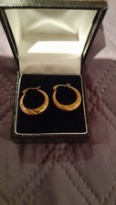 9ct gold earrings for sale  SPENNYMOOR