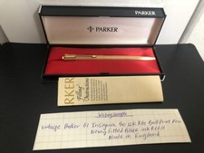 Vintage parker insignia for sale  SHEFFIELD