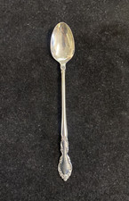 Colher de chá gelada 28,4 g prata esterlina herança grande padrão por Oneida 7 1/2" comprar usado  Enviando para Brazil